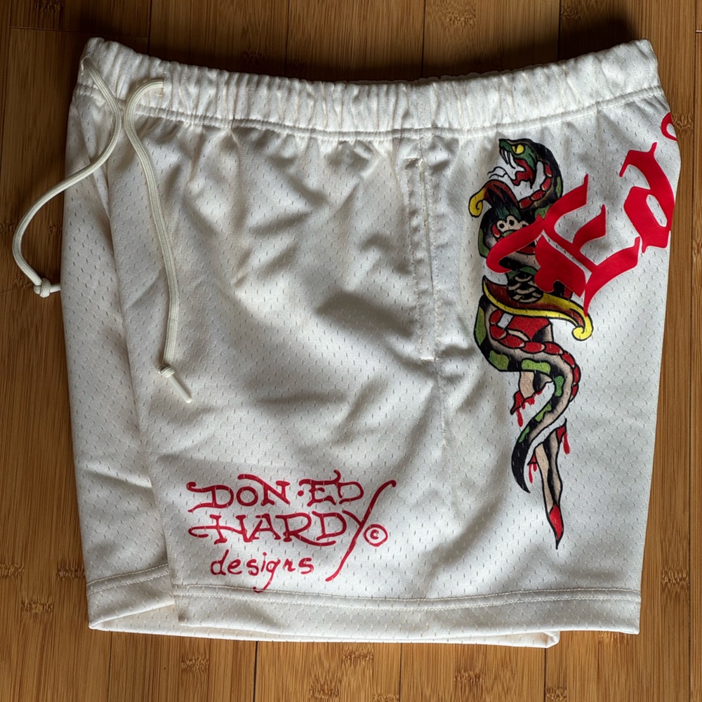 Ed Hardy Mesh Shorts - M